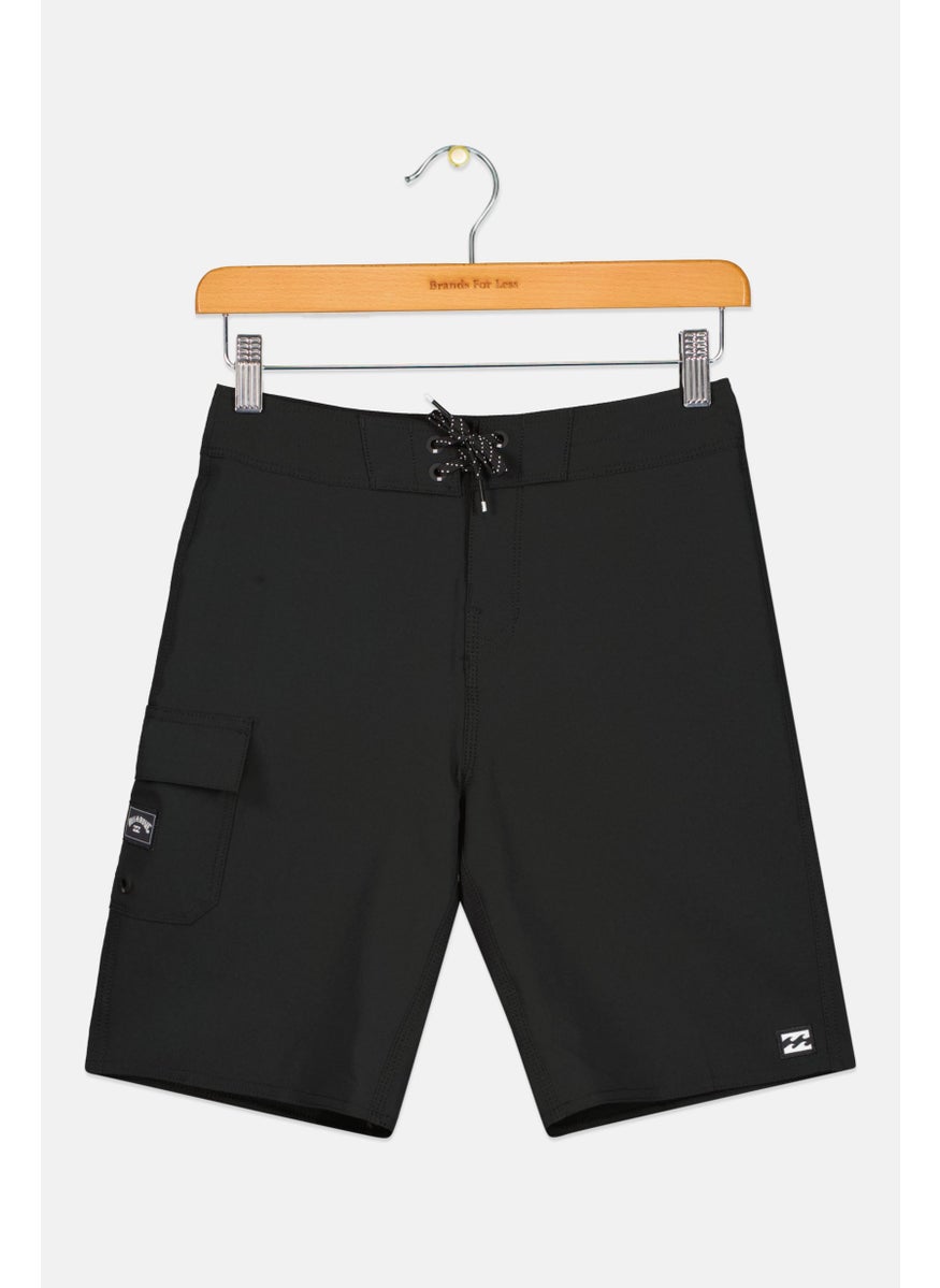 Billabong - Kids Boy Brand Logo Board Short, Black - Image 1