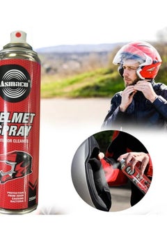 Asmaco Hasanat Essentials Asmaco Motorcycle Helmet Cleaner Anti Bacterial Odor Protection Spray 250 ML  - Image 2