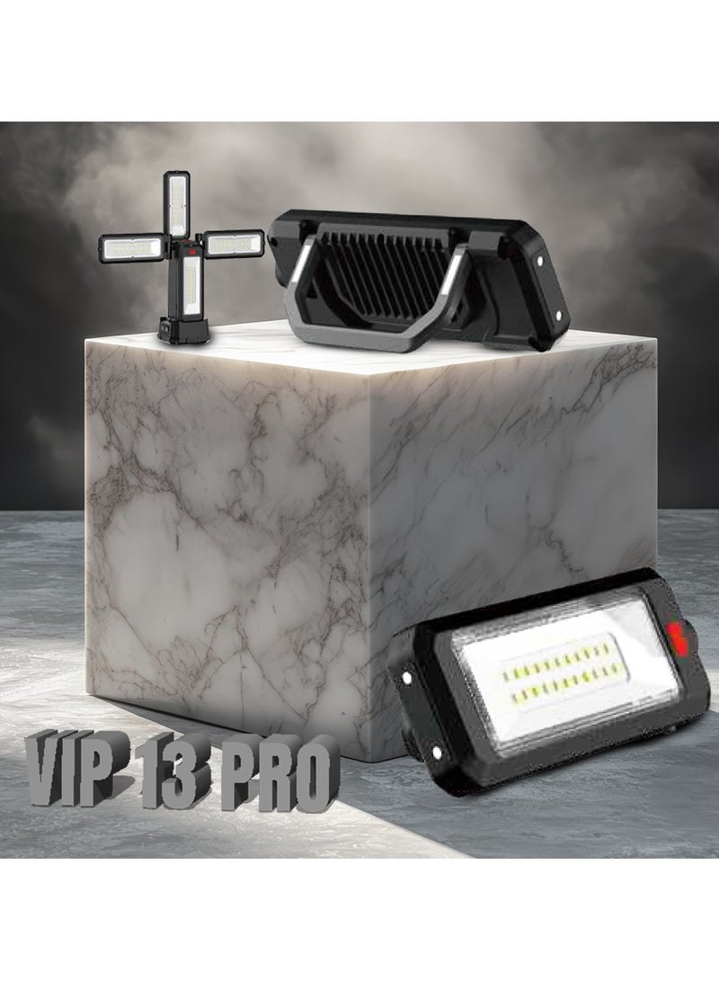 توبيز مصباح تخييم VIP13 PRO من Toby's، مثالي للحفلات الخارجية والنزهات والشواء في الصحراء، مصباح Sanara متعدد الوظائف مزود ببطارية قابلة لإعادة الشحن مدمجة - Image 3