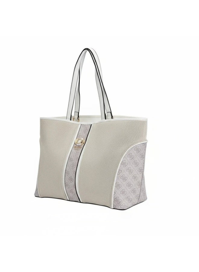 Guess KERIMA TOTE - Handbag - natural/White - Image 1