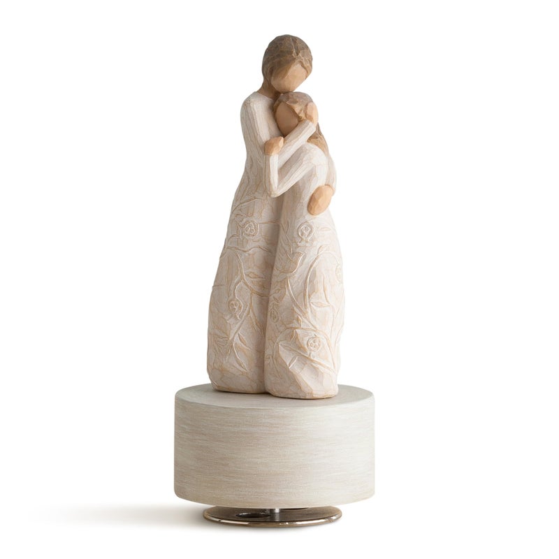 Willow Tree Close to me Plays Debussys Clair de Lune Apart or Together Always Close to Me Gift to Celebrate Birthday Graduation Mothers Day Sculpted HandPainted Musical Figure