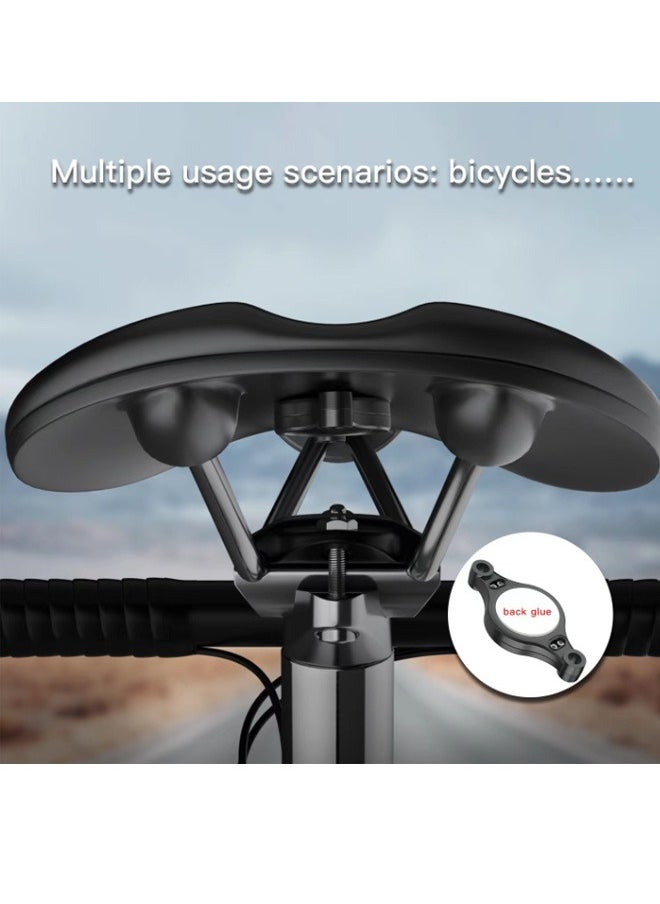 GMORO - Mountain Bike or Road Bike AirTag Locator Anti-theft Tracking Bracket AirTag Anti-lost Device Protective Case Bicycle Stand AirTag Protective Case Anti-theft Waterproof Locator Apple AirTag - Image 1