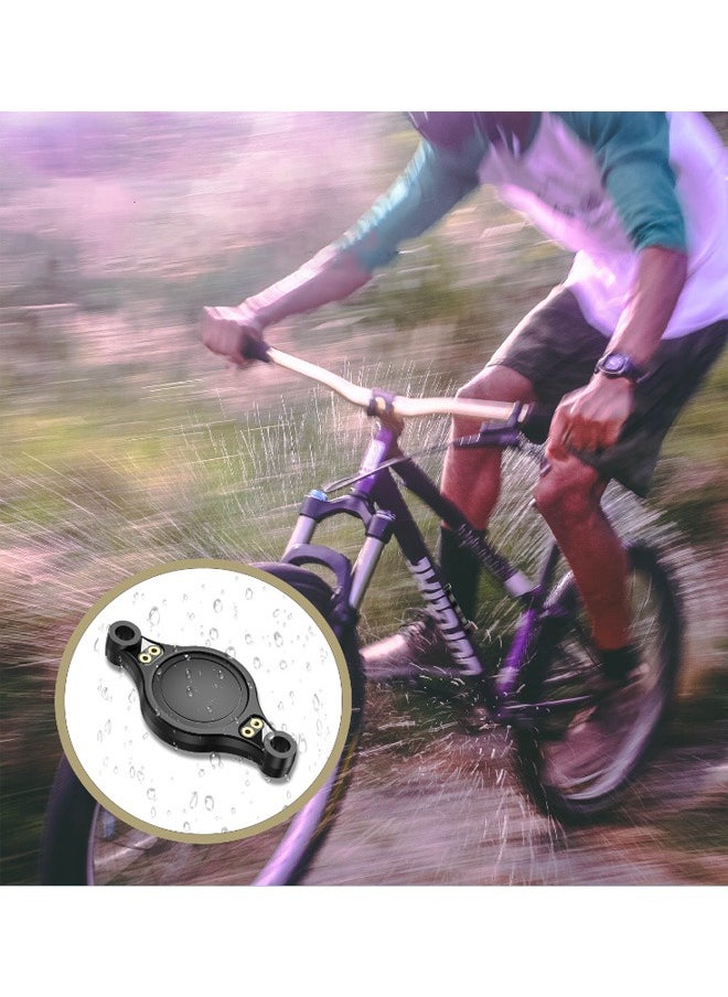 GMORO - Mountain Bike or Road Bike AirTag Locator Anti-theft Tracking Bracket AirTag Anti-lost Device Protective Case Bicycle Stand AirTag Protective Case Anti-theft Waterproof Locator Apple AirTag - Image 1