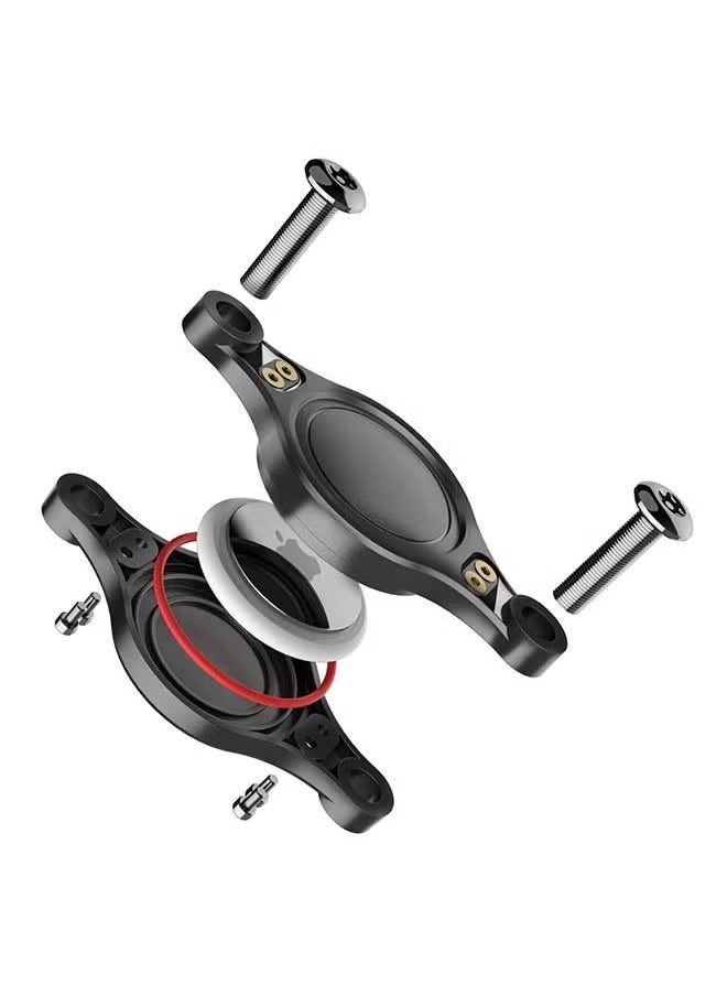 GMORO - Mountain Bike or Road Bike AirTag Locator Anti-theft Tracking Bracket AirTag Anti-lost Device Protective Case Bicycle Stand AirTag Protective Case Anti-theft Waterproof Locator Apple AirTag - Image 1