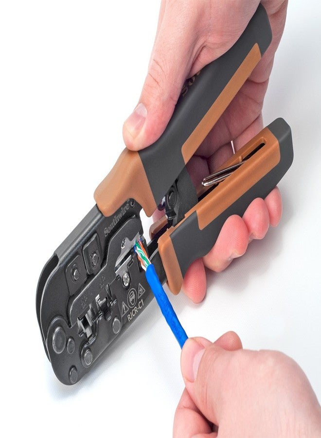 Southwire RJCR-T1 3-in-1 Phone & Data Crimp Tool Kit - Cuts; Strips; and Crimps Network and Voice Cables - Image 3