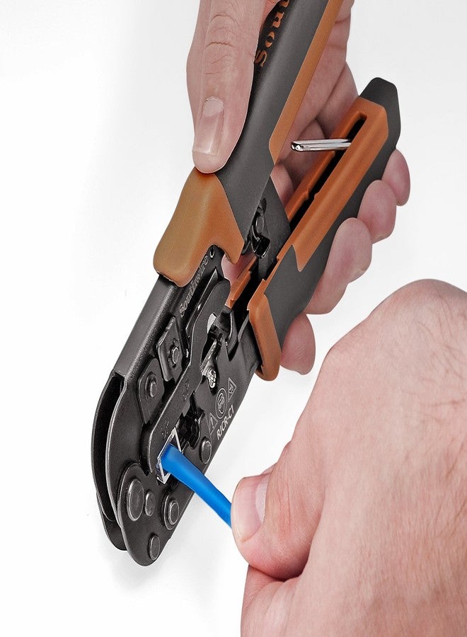 Southwire RJCR-T1 3-in-1 Phone & Data Crimp Tool Kit - Cuts; Strips; and Crimps Network and Voice Cables - Image 2
