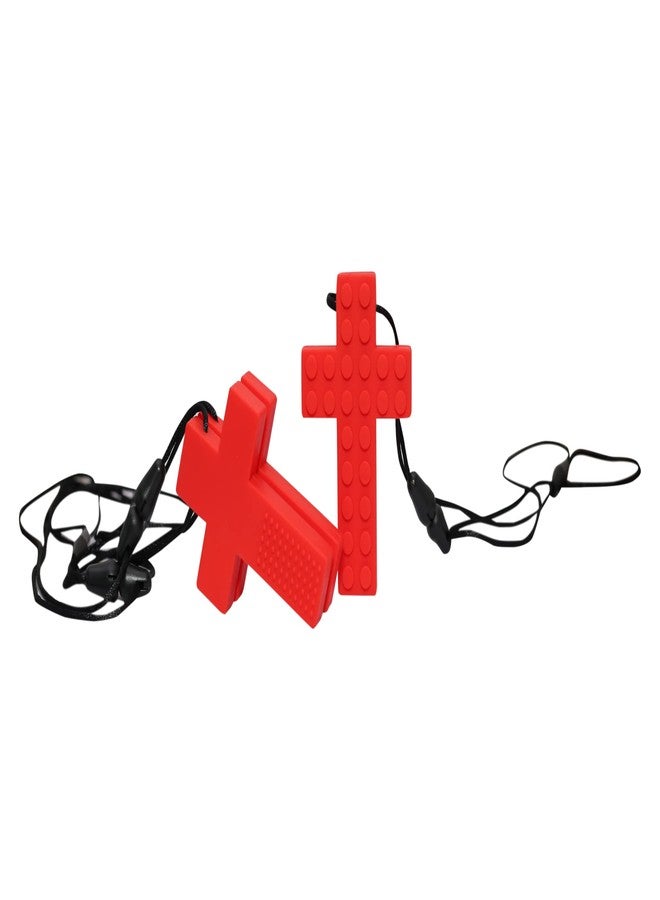SpeechGears Red Cross Pendant Silicone Teether Teething Toy for Baby, Infants and Toddlers - Image 5