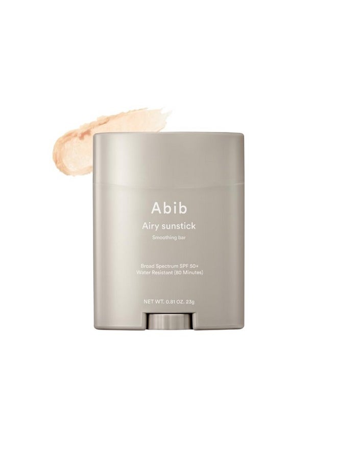abib - Bib Airy Sunstick Smoothing Bar Spf50 23G ; Sun Protection For Face And Body Sun Stick Nonsticky Smoothing Calming Sun Stick Sun Stick Bar - Image 1