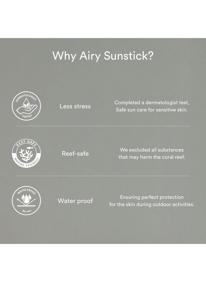 abib - Bib Airy Sunstick Smoothing Bar Spf50 23G ; Sun Protection For Face And Body Sun Stick Nonsticky Smoothing Calming Sun Stick Sun Stick Bar - Image 1