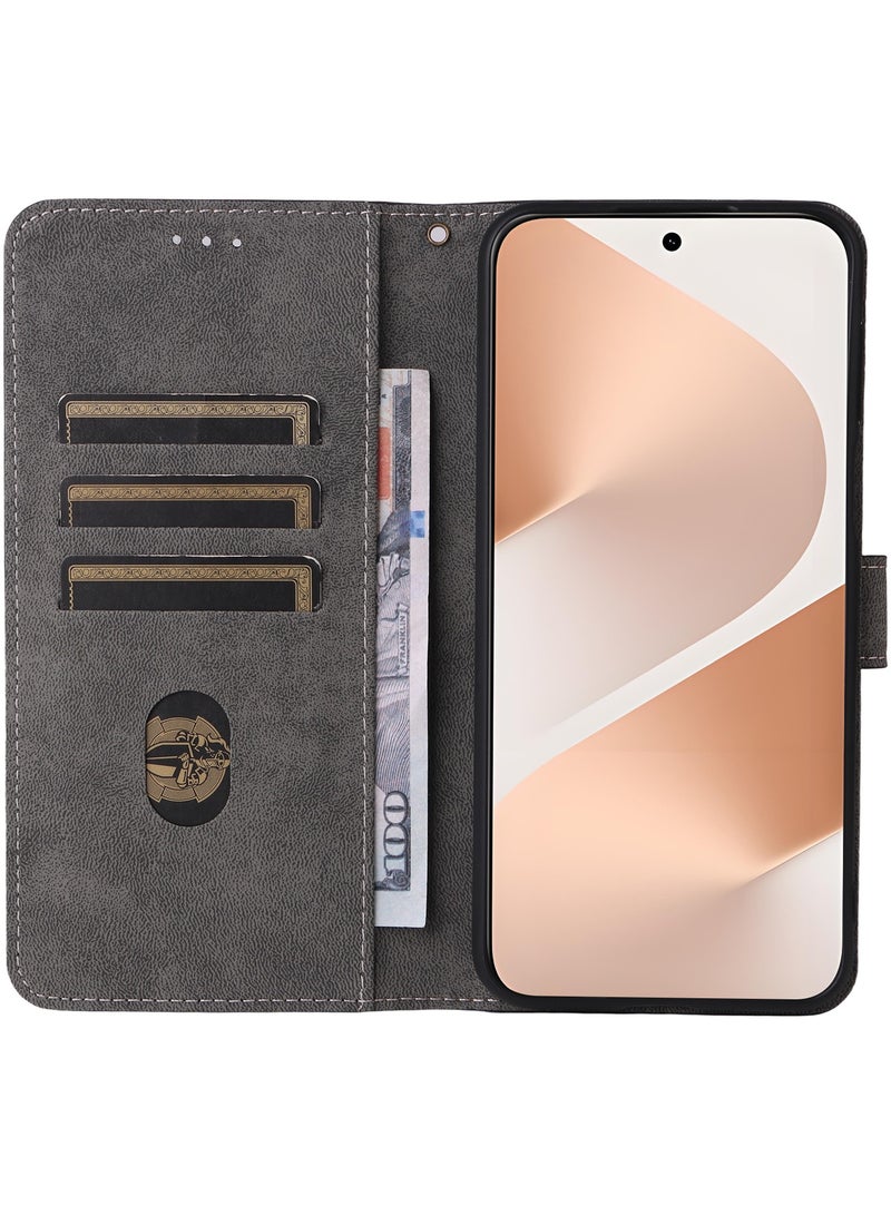 For Huawei Pura 80 Pro / 80 Pro+ Flip Cover with Detachable lanyard, PU Leather Full Body Protection Shockproof Flip Mobile Phone Case, RFID Anti-theft Brush Folio Wallet Case  - Image 5
