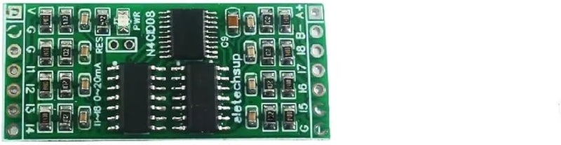 2PCS 8AI Analog Input Data Logger ADC RS485 Modbus RTU 0 5V 10V 4 20MA 0 20MA 2 54MM PinBoard DC 7 24V - Image 1