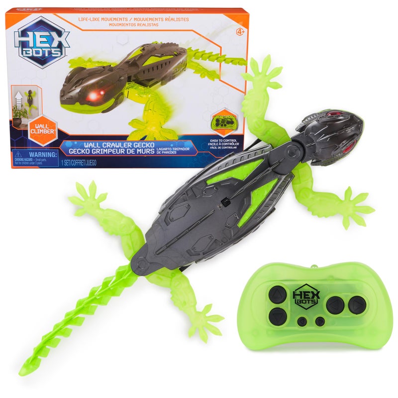 HEX BOTS Wall Crawler Gecko with Official Wall Climber Technology Rechargeable Remote Control Robot Kids Toys Prank Toys for Boys Girls Ages 4 Up - Image 2