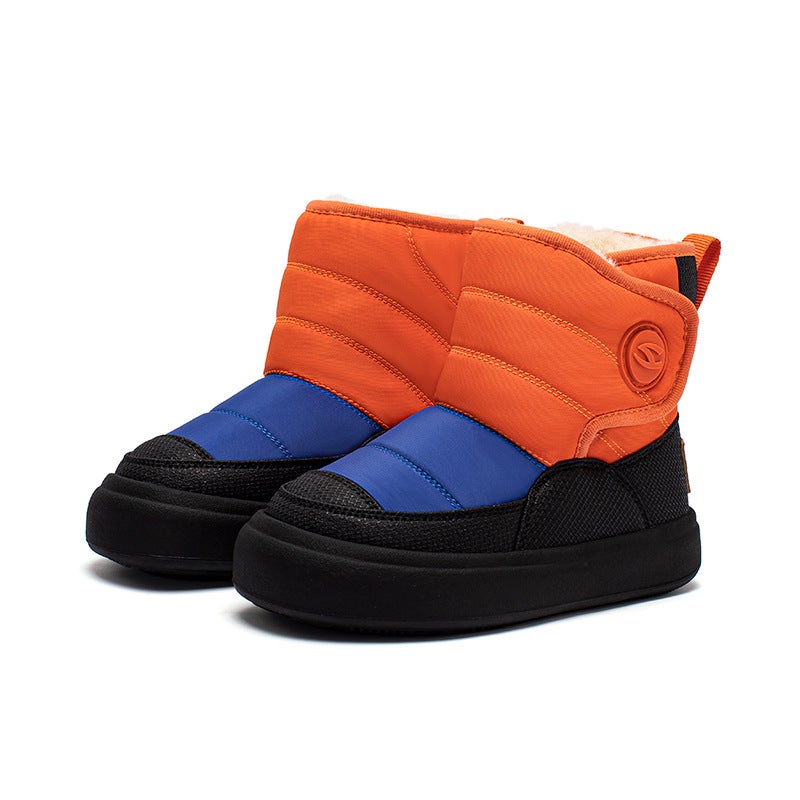 Habixiong Cotton Winter Boy'S Cold-Resistant Snow Boots Girls Cotton Boots Plush Children'S Boots - Image 1