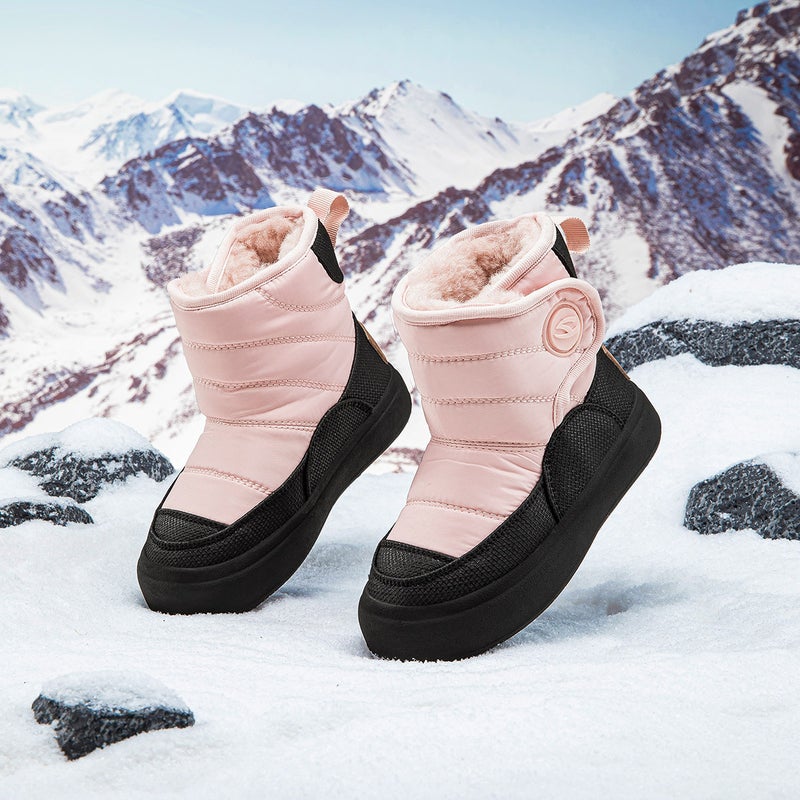 Habixiong Cotton Winter Boy'S Cold-Resistant Snow Boots Girls Cotton Boots Plush Children'S Boots - Image 3
