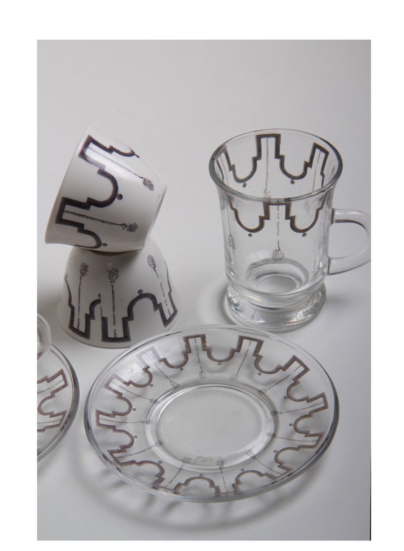 MARS Q A set of tea cups, coffee cups and saucers - Image 2