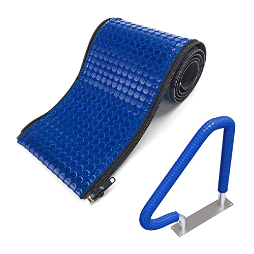 Pokin Pool Railing Handrail Comfort Covers 4-Feet Zippered Designed Neoprene Hand Grip Rail Nonslip Cover for Above Ground & Inground Pool Ladder Hand Rail (Royal Blue(1) - Image 1