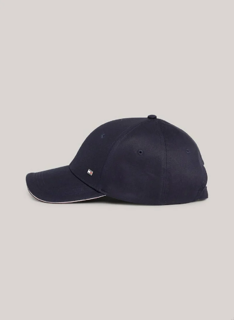 TOMMY HILFIGER Men's Signature Flag Six-Panel Baseball Cap -  Pure organic cotton, Blue