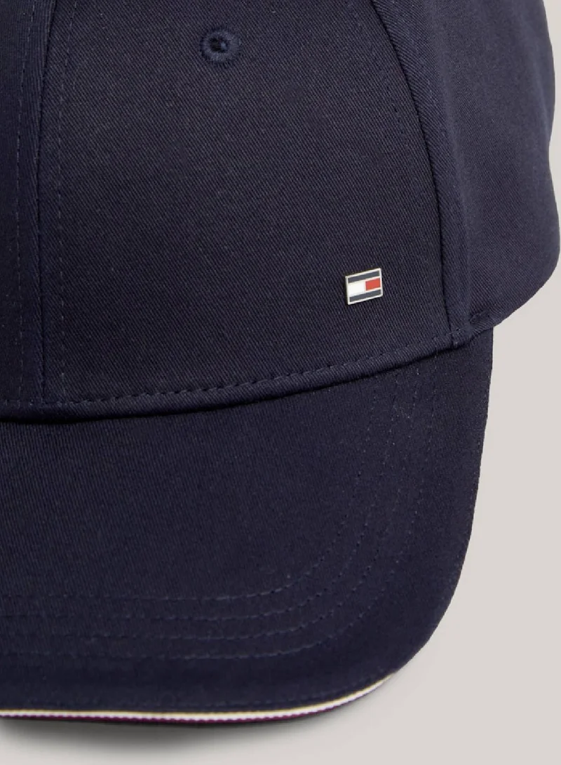 TOMMY HILFIGER Men's Signature Flag Six-Panel Baseball Cap -  Pure organic cotton, Blue