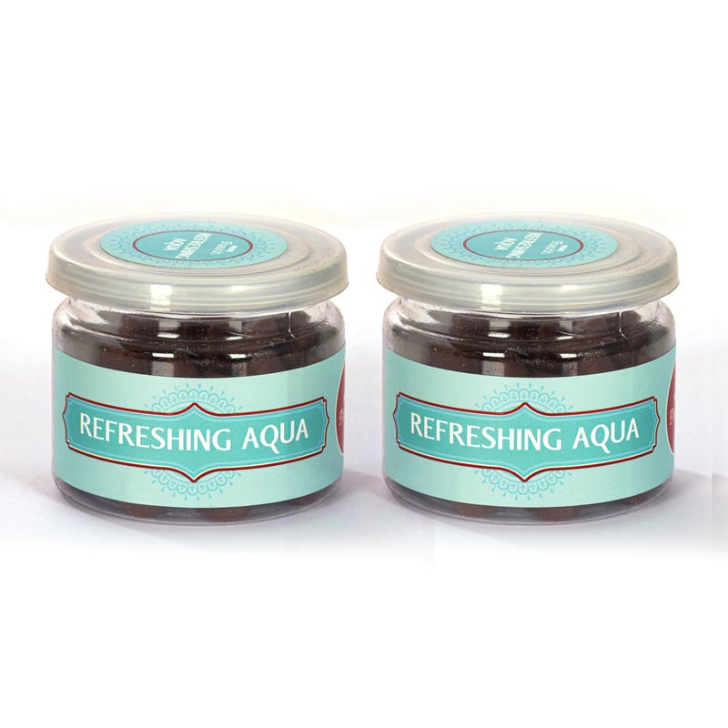 Vedic Air Freshener Use Living Room Office Home Fresheners Put 1 Tablet to Your Diffuser, Enjoy Long Lasting Aroma (Aqua, Pack of 2) - Image 5