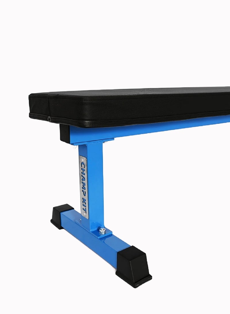 CHAMP KIT CHAMP KIT Flat Weight Bench Heavy Duty Fitness Bench For Weight Training, Home Gym Bench, Weightlifting and Strength Training - Image 4