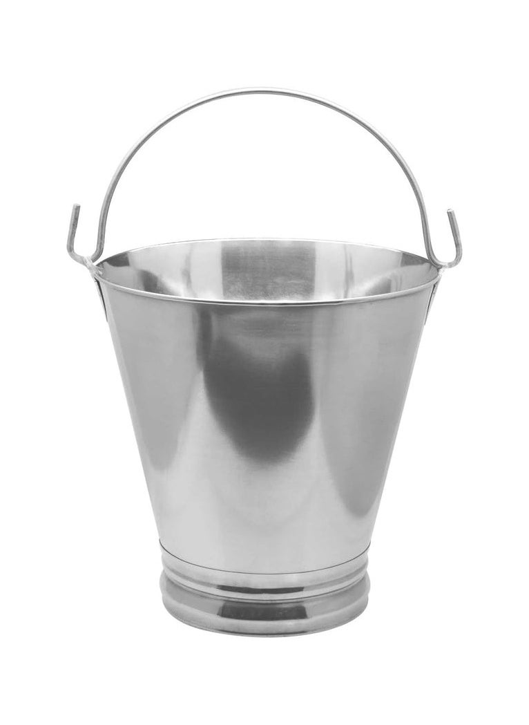 RAJ Raj Steel Bucket SB0000 Water Bucket Storage Container Bathroom Accessories-3.5 Liter  - Image 1