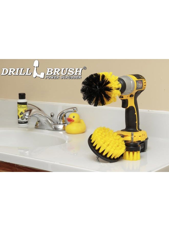 Drillbrush Bathroom Surfaces Tub, Shower, Tile and Grout All Purpose Power Scrubber Cleaning Kit - Image 2