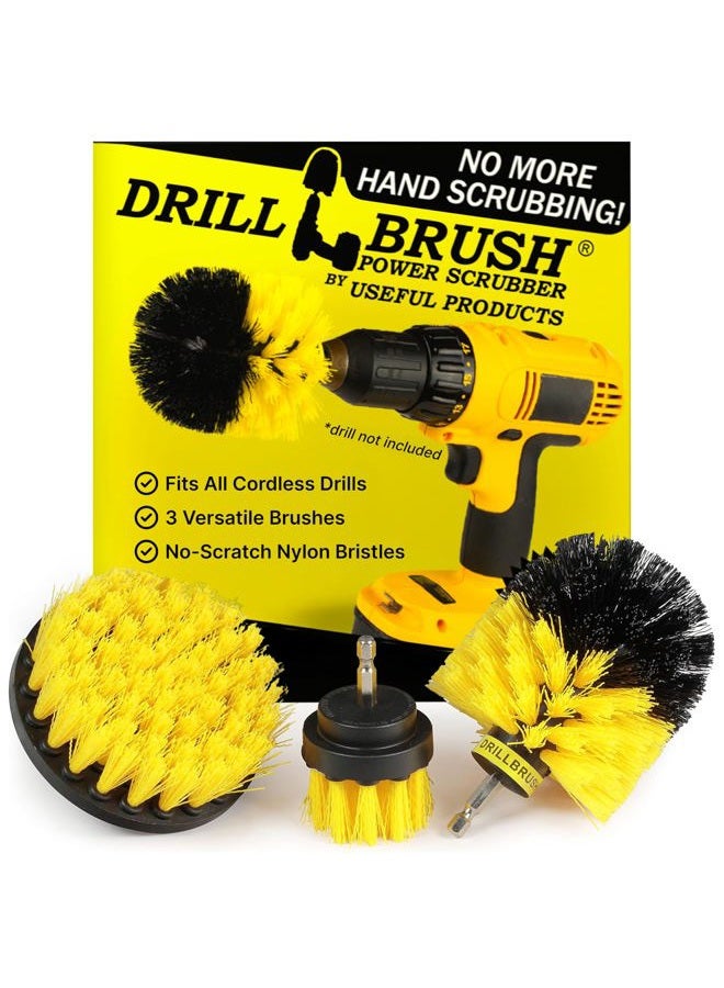 Drillbrush Bathroom Surfaces Tub, Shower, Tile and Grout All Purpose Power Scrubber Cleaning Kit - Image 1