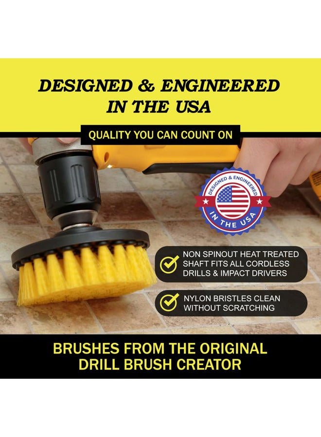 Drillbrush Bathroom Surfaces Tub, Shower, Tile and Grout All Purpose Power Scrubber Cleaning Kit - Image 4