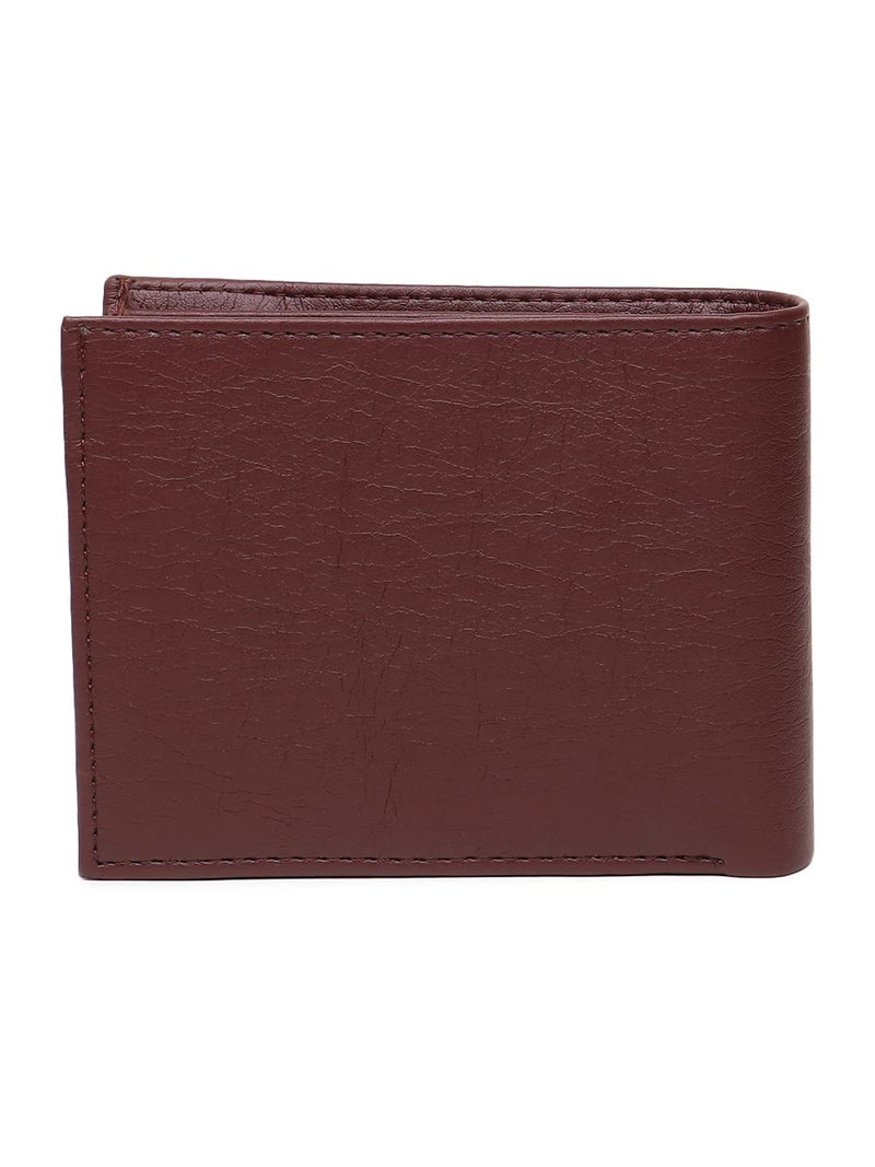 SAMTROH Men's Slider ATM Design PU Leather Wallet | 6 Card Slots, 2 Currency Compartments, Secret Pocket, Coin Pocket and ID Slot | Stylish Bifold Wallet for Men and Boys | Gents Purse (Brown) - Image 5