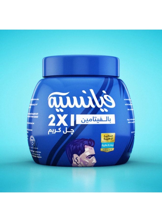 FIANCEE Gel Cream 2 IN 1 With vitamin - 225ML - Image 3