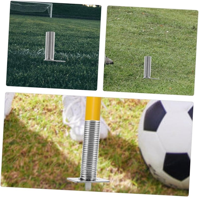 2Pcs Spring Loaded Football Corner Flag Pole with Metal Base for Soccer Training - Image 4