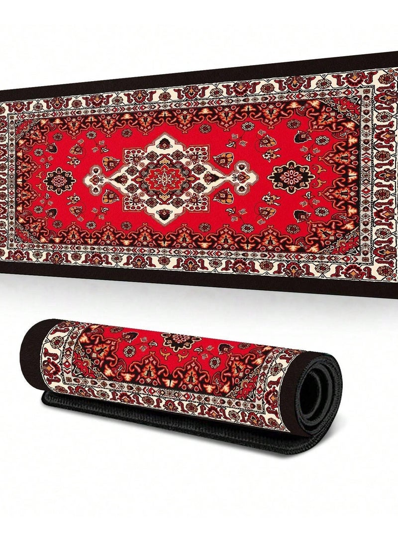 Elegant Mousepad With Arabic Carpet Design, Size 900x400 mm  - Image 1
