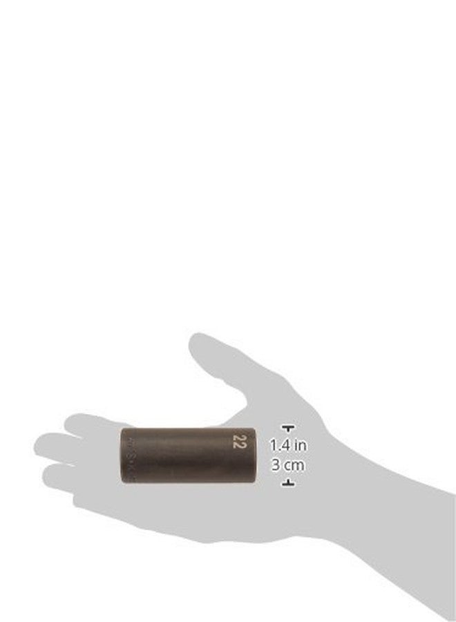 اس كي كي SK Tools USA محرك 1/2 بوصة، 22 مم، 6 نقاط، مقبس تأثير عميق | 34272 - Image 2