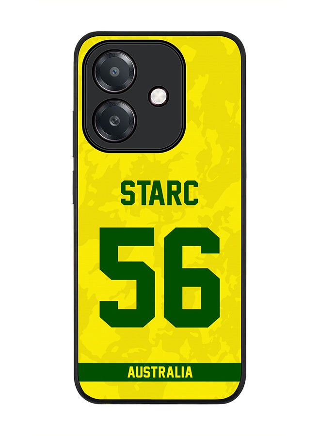 Stylizedd For Oppo A60 5G / A3 5G / A3x 5G Case,Slim fit Camera Protection, Shockproof Thin Phone cover - Australia Mitchell Starc, Jersey No 56 - Image 1