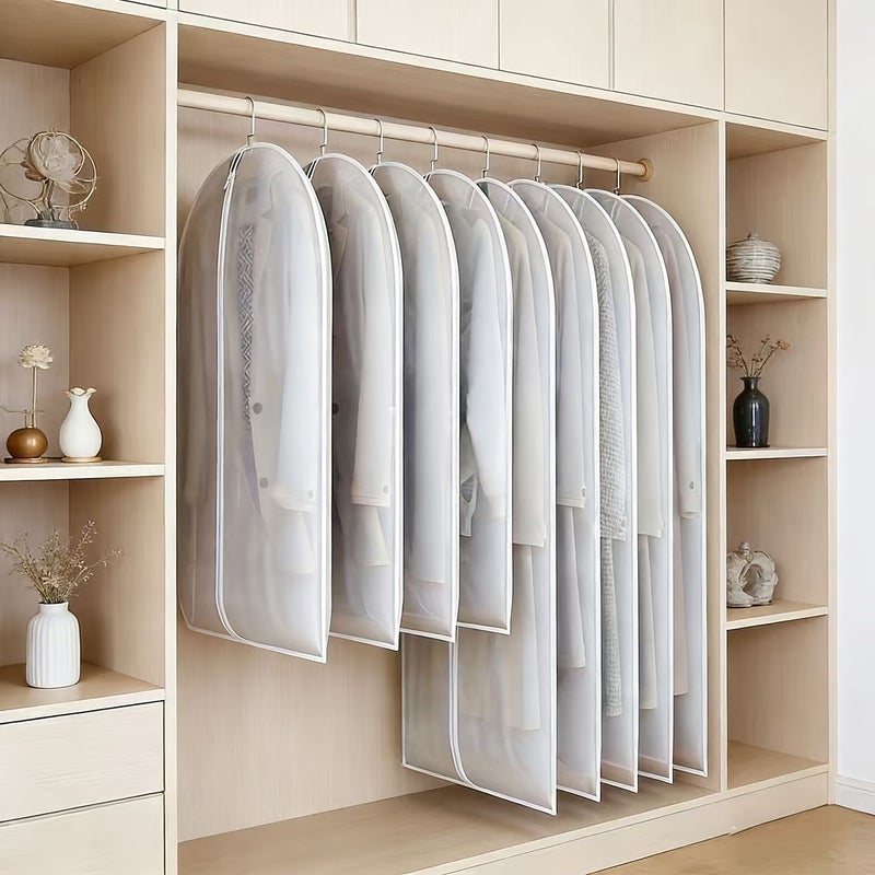 15 Pcs Transparent Dustproof Garment Bags Hanging Storage for Clothes 60x80 60x120 - Image 5