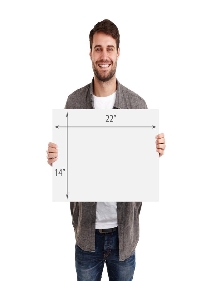Royal Brites White Poster Board, Medium Size Presentation Board, 14 x 22 Inches (96 Sheets) - Image 3