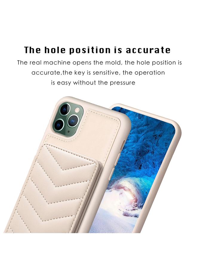 زبون جراب هاتف iPhone 11 Pro Max BF26 بنمط موجة مع حامل بطاقة - Image 3