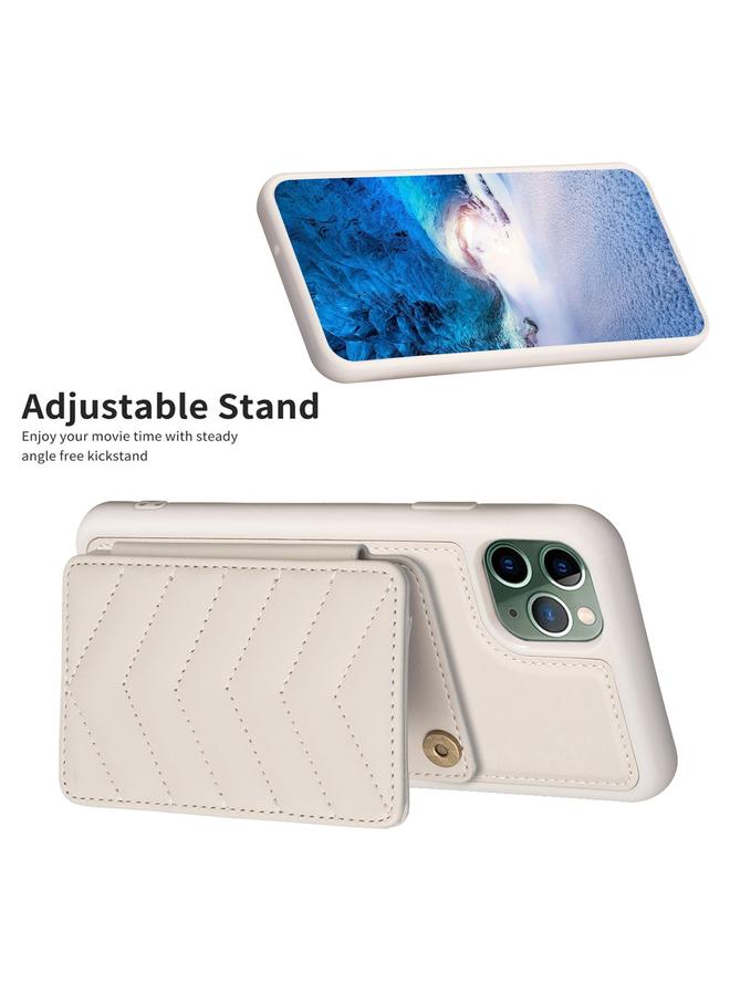 زبون جراب هاتف iPhone 11 Pro Max BF26 بنمط موجة مع حامل بطاقة - Image 5