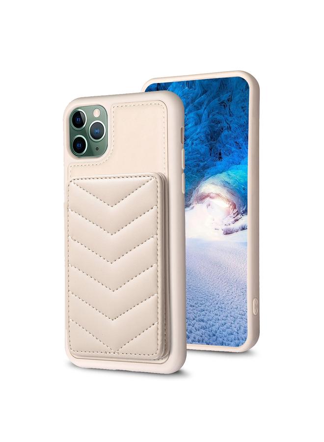 زبون جراب هاتف iPhone 11 Pro Max BF26 بنمط موجة مع حامل بطاقة - Image 1