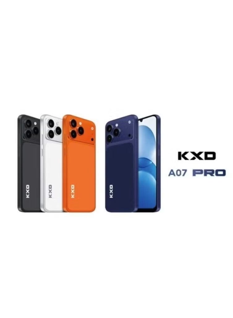 KXD A07 Pro Smartphone, 6.52-inch HD+ Display, 4GB RAM (Up to 8GB Extended), 64GB ROM, 4G LTE Dual SIM, 4500mAh Battery, Orange 1 Year Warranty - Image 2