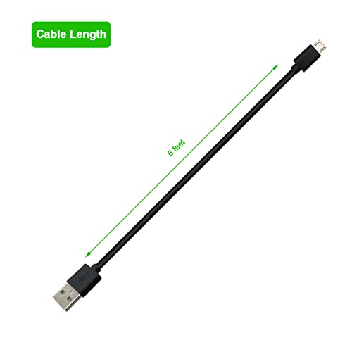 PDEEY Charger Fit for BONAOK Karaoke Microphone, Bluefire Wireless 4 in 1 Bluetooth Mic - USB Charging Cable 6 ft - Image 2