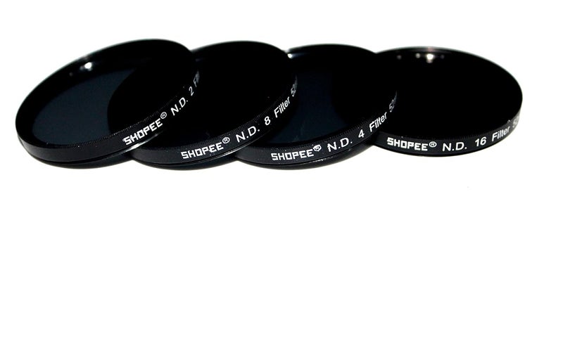SHOPEE 52 mm Neutral Density ND Filter 2/4/8/16 Kit with 4 Pocket Carry Pouch for Nikon 18-55mm/55-100mm/55-250mm/D3000/ D3100/D3200/D5000/D5100/D5500 - Image 2