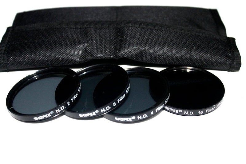 SHOPEE 52 mm Neutral Density ND Filter 2/4/8/16 Kit with 4 Pocket Carry Pouch for Nikon 18-55mm/55-100mm/55-250mm/D3000/ D3100/D3200/D5000/D5100/D5500 - Image 3