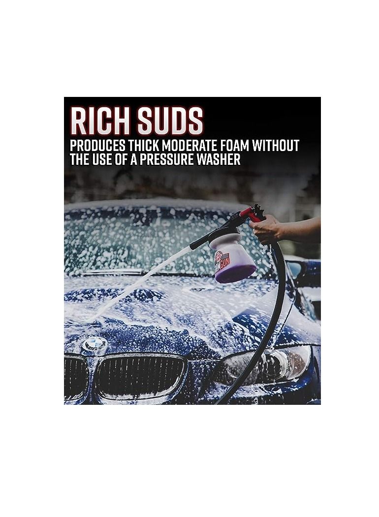 Adam's Polishes Adam’s Standard Foam Gun Car Wash And Car Cleaning Auto Detailing Tool Supplies Car Wash Kit Soap Shampoo And Garden Hose for Thick Suds No Pressure Washer Required Car Wax Ultra Foam Kit. - Image 5