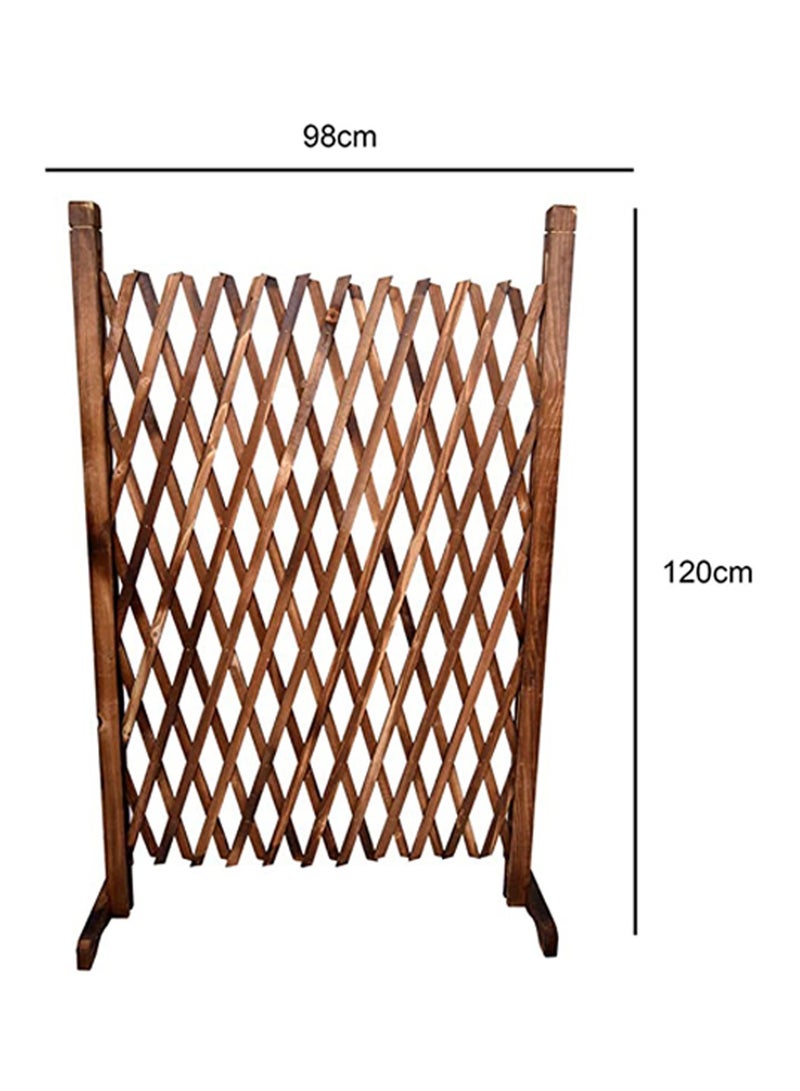 LINGWEI Wooden Expandable Trellis Fence - Freestanding Garden Fence, Pet Gate & Privacy Screen, Durable Antiseptic Wood Panels for Climbing Plants & Outdoor Decor - Image 3