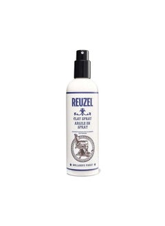 Reuzel Clay Hairspray For Men Fragrance Free Helps Control Frizz Adds Texture And Definition Helps Achieve Dry Gritty Livedin Look Flexible Hold Suitable For All Hair Types 3.38 Oz  - Image 2