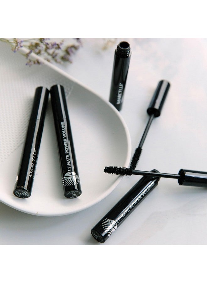 Marcelle Power Volume Mascara, Navy, Hypoallergenic and Fragrance-Free, 8.5 mL - Image 3