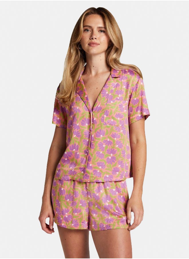 hunkemoller Satin pyjama shorts  - Image 3