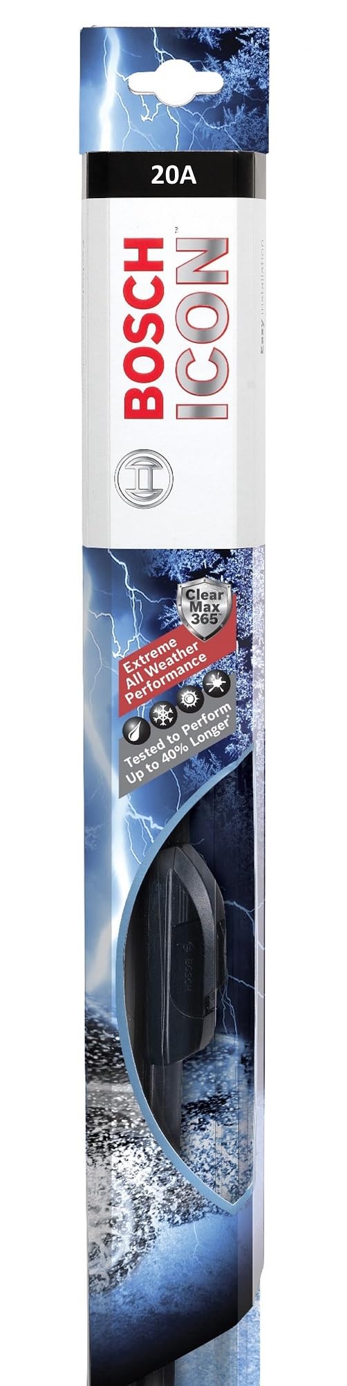 BOSCH 20A ICON Premium Beam Wiper Blade 20  Single