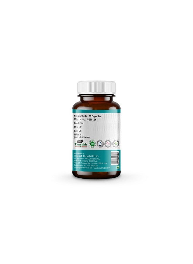 Tansukh StresGon 60 Capsules 500mg | Reduces Anxiety | Helps in Stress Management | 100% Ayurvedic Herbal Supplement | Vegeterian Capsules - Image 3